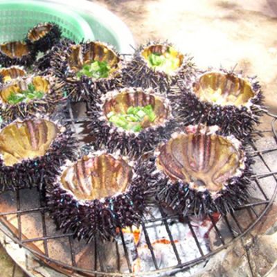 Cầu gai nướng mỡ hành