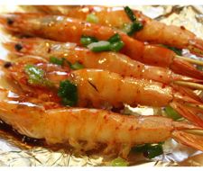 Tôm nướng mỡ hành