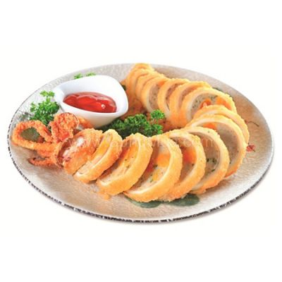 Mực dồn thịt chiên giòn